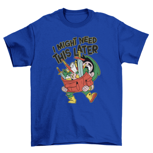 RPG Player items t-shirt