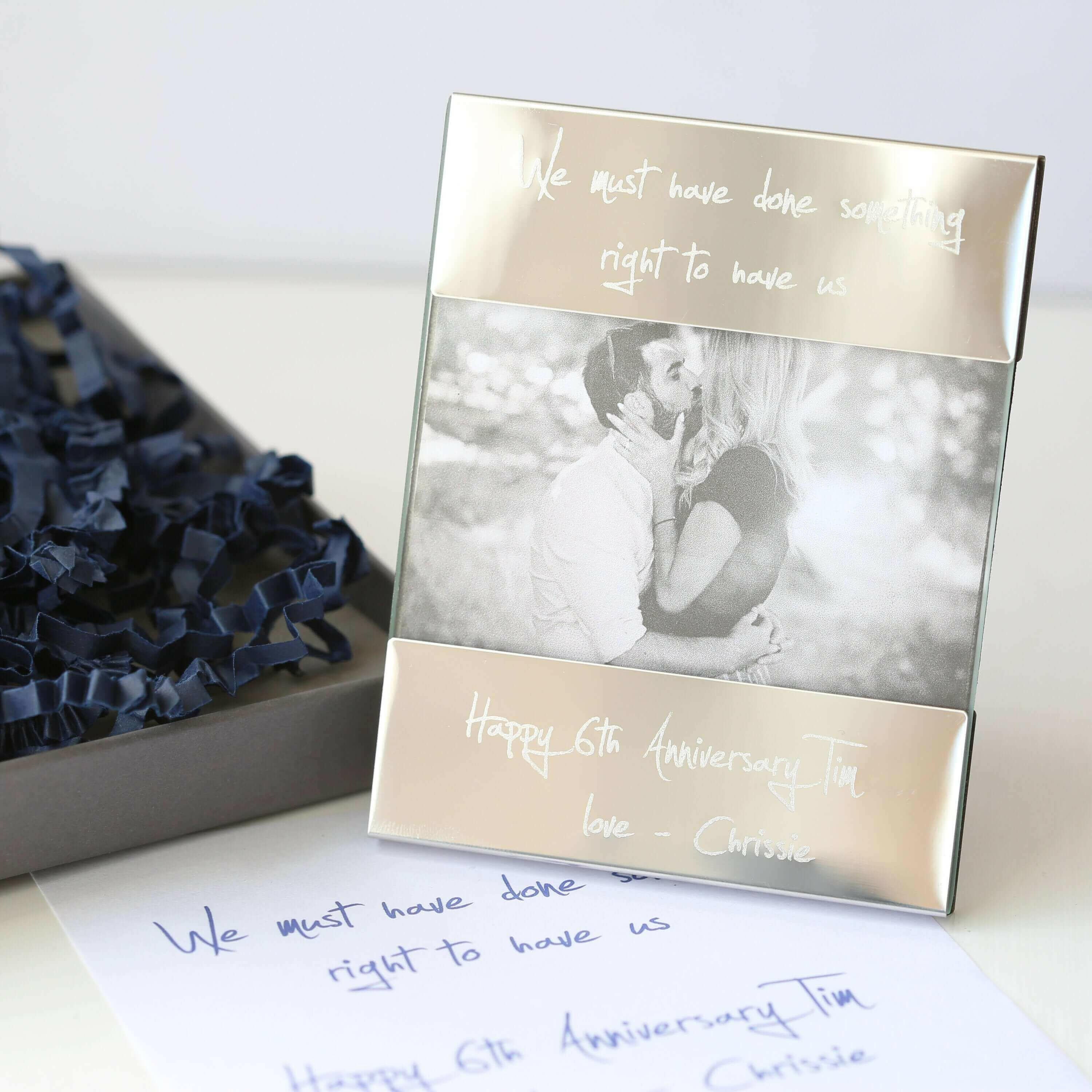 Handwriting Engraving Photo Frame