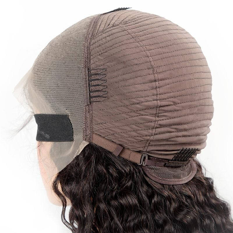 13x4 HD Transparent Lace Front Loose Curly Wig