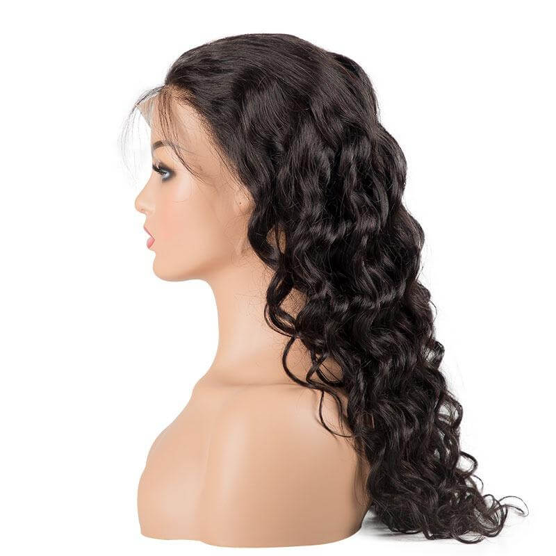 13x4 HD Transparent Lace Front Loose Curly Wig