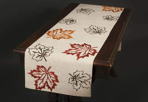 XD17143 Rustic Autumn Table Runner