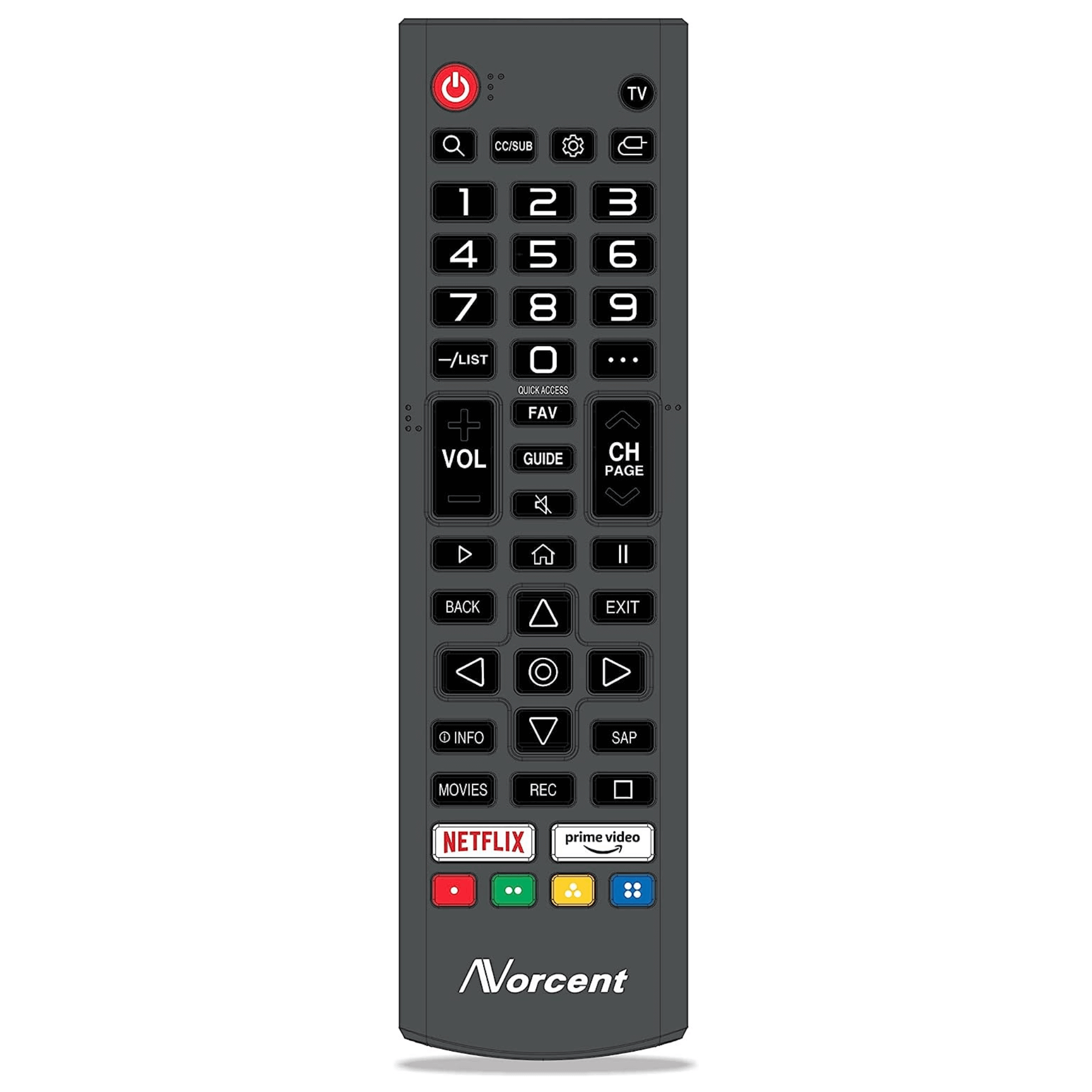 Norcent 24 Inch 720P LED HD Smart TV Wall-Mountable with Surround Soun