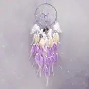 Fairy Butterfly Dream Catcher with Feathers