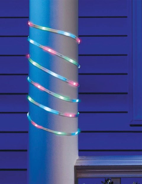 Versatile Multi Color LED Rope Light - 16.6 Ft. Perfect for Indoor and Outdoor Use