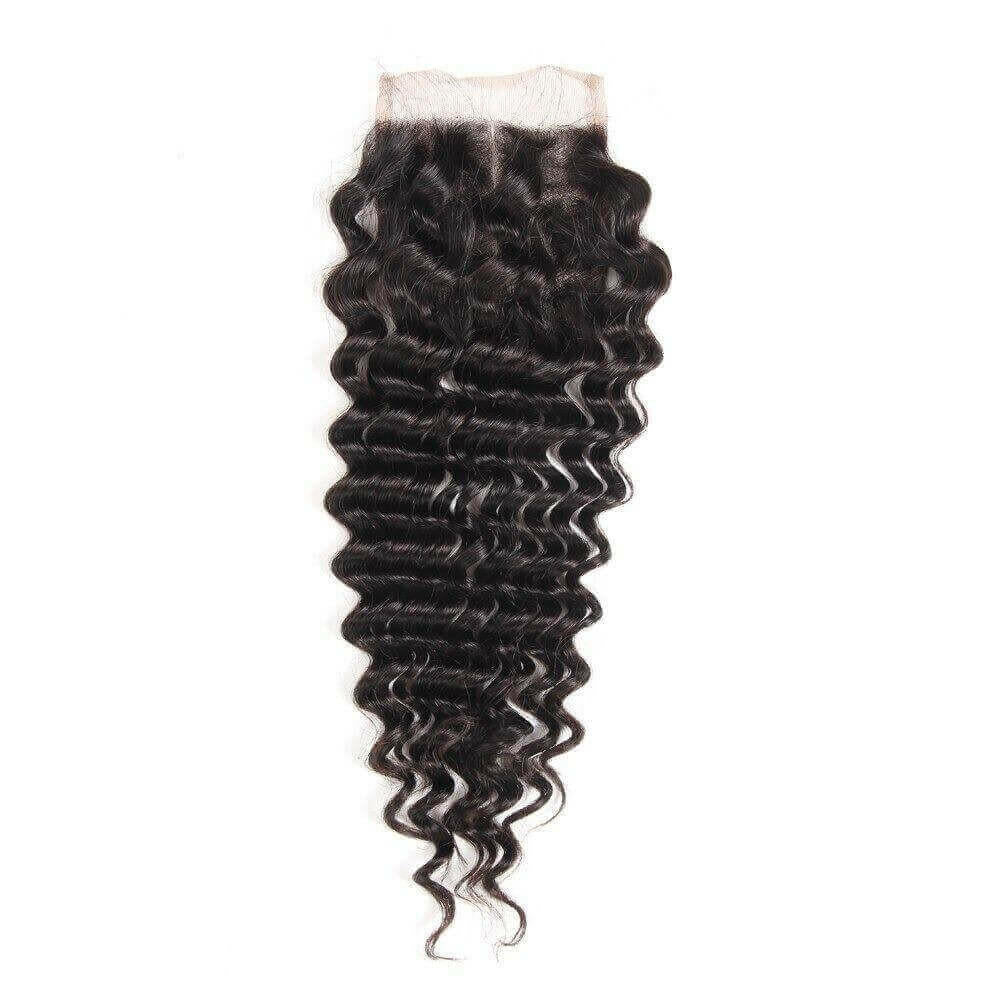 Super Double Drawn 12A Grade Deep Wave BUNDLES with CLOSURES & FRONTAL