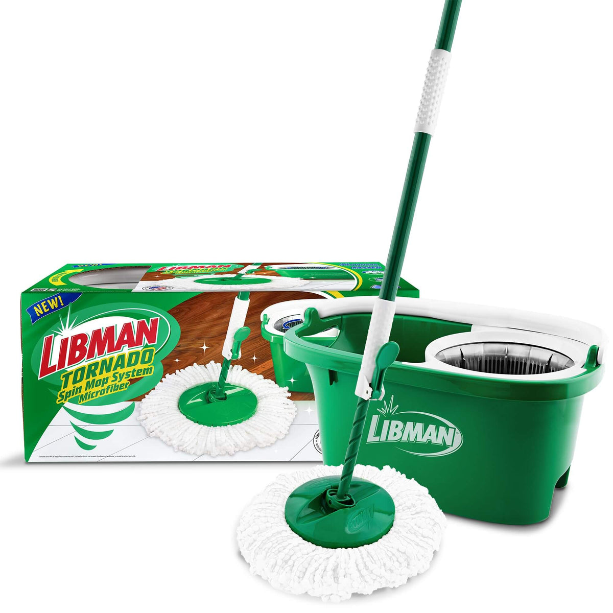 Libman Tornado Spin Mop & Bucket Set with Wringer
