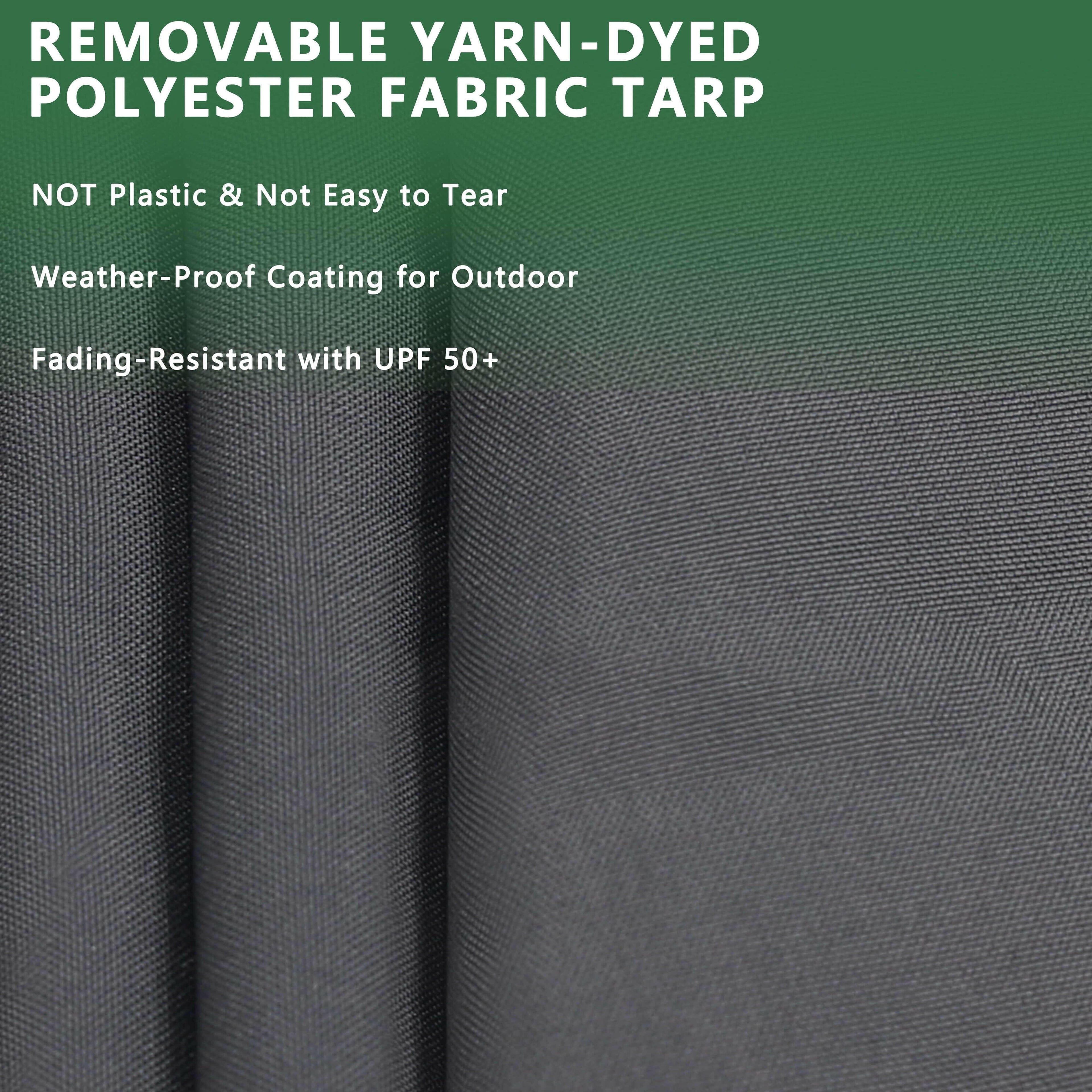 Outdoor Dog Kennel, Metal Large Dog Crates W/Canopy & 2 Rotating Feeding Doors, 4.5&