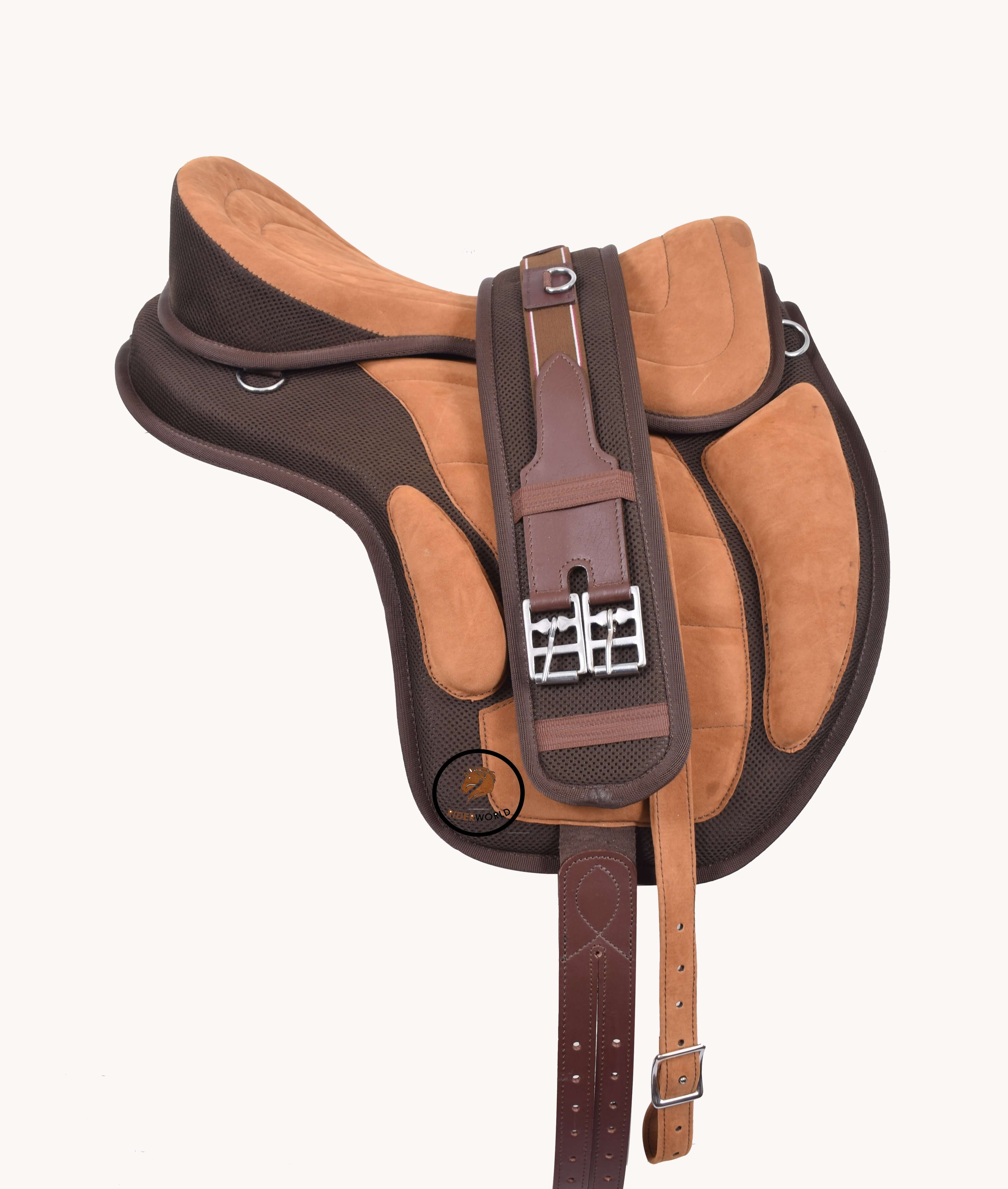 Treeless Freemax Synthetic Horse Saddle With Girth Size 13" to 18"