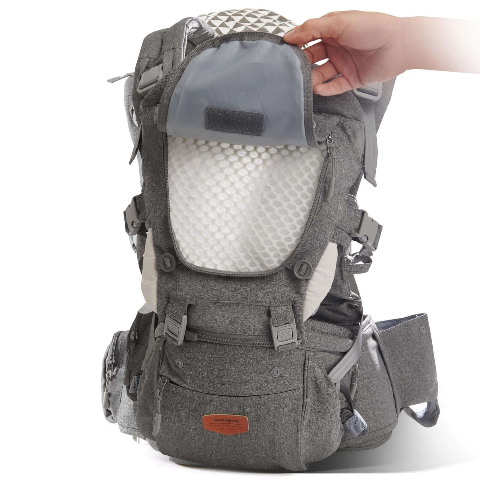 Ergonomic 3-in-1 Baby Carrier and Hipseat