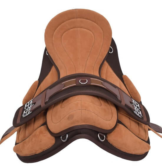 Treeless Freemax Synthetic Horse Saddle With Girth Size 13" to 18"
