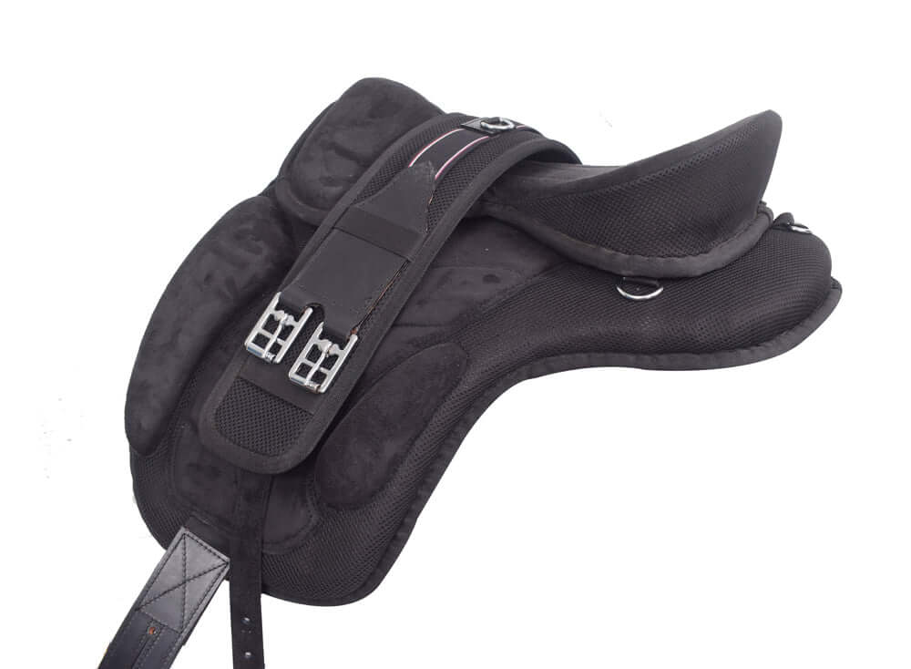 Treeless Freemax Synthetic Horse Saddle & Girth Size 13" to 18" Inch