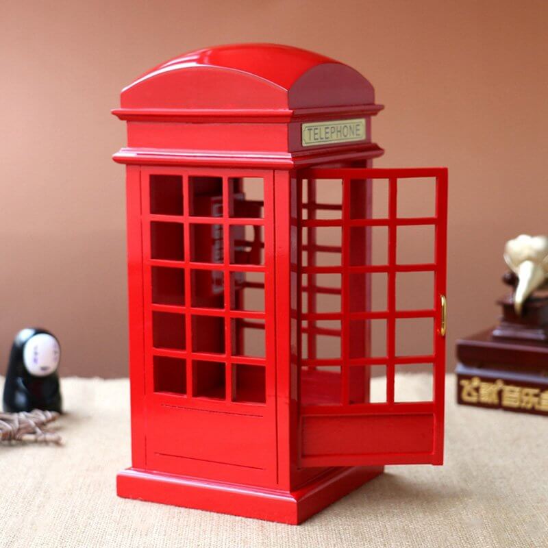 Telephone Booth Music Box