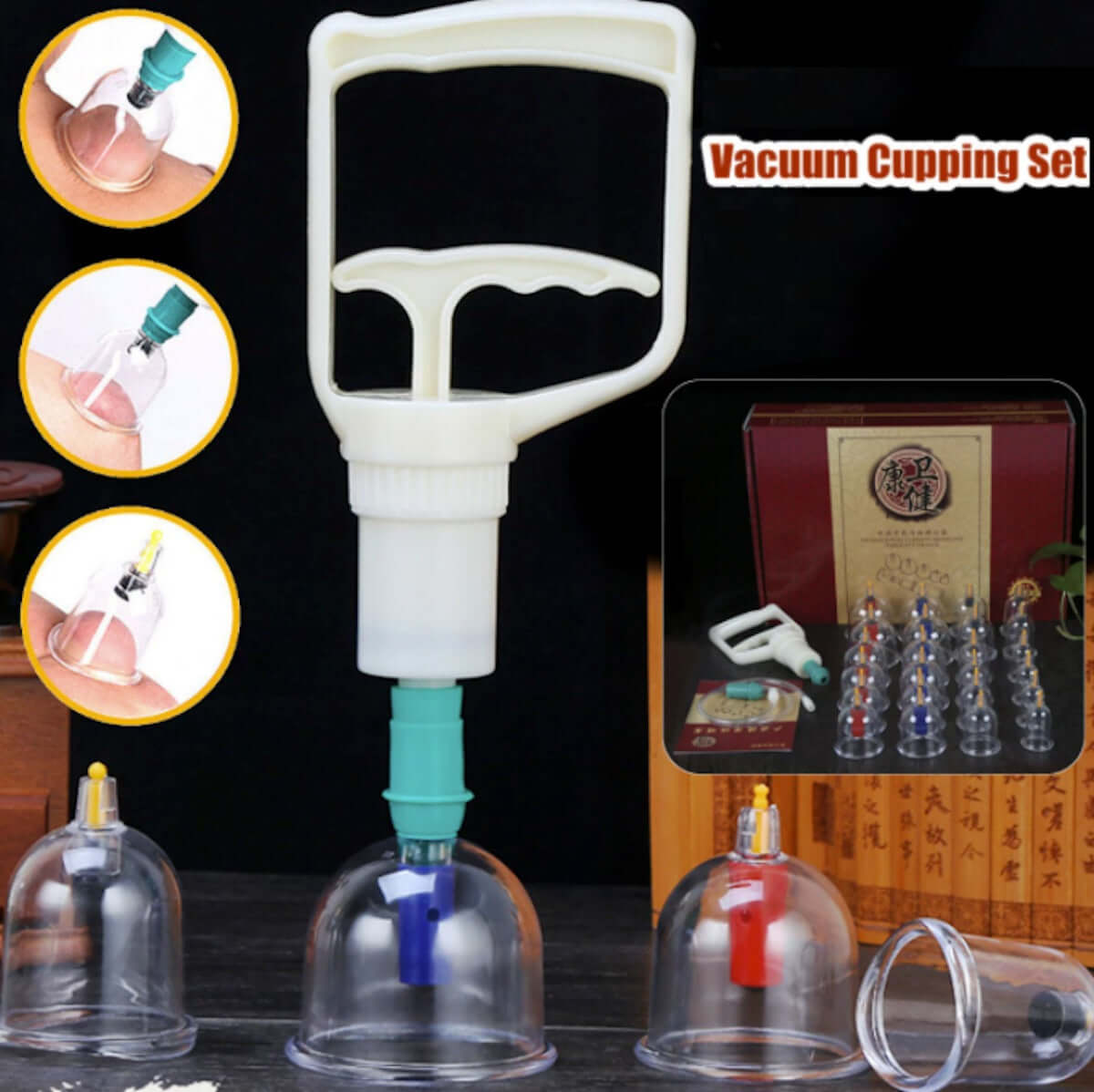 Premium 32 PCS Massage Cupping Therapy Set