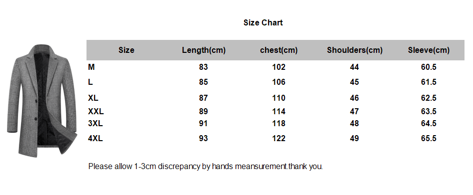 Fashion Plaid Single Breasted Jackets Men&