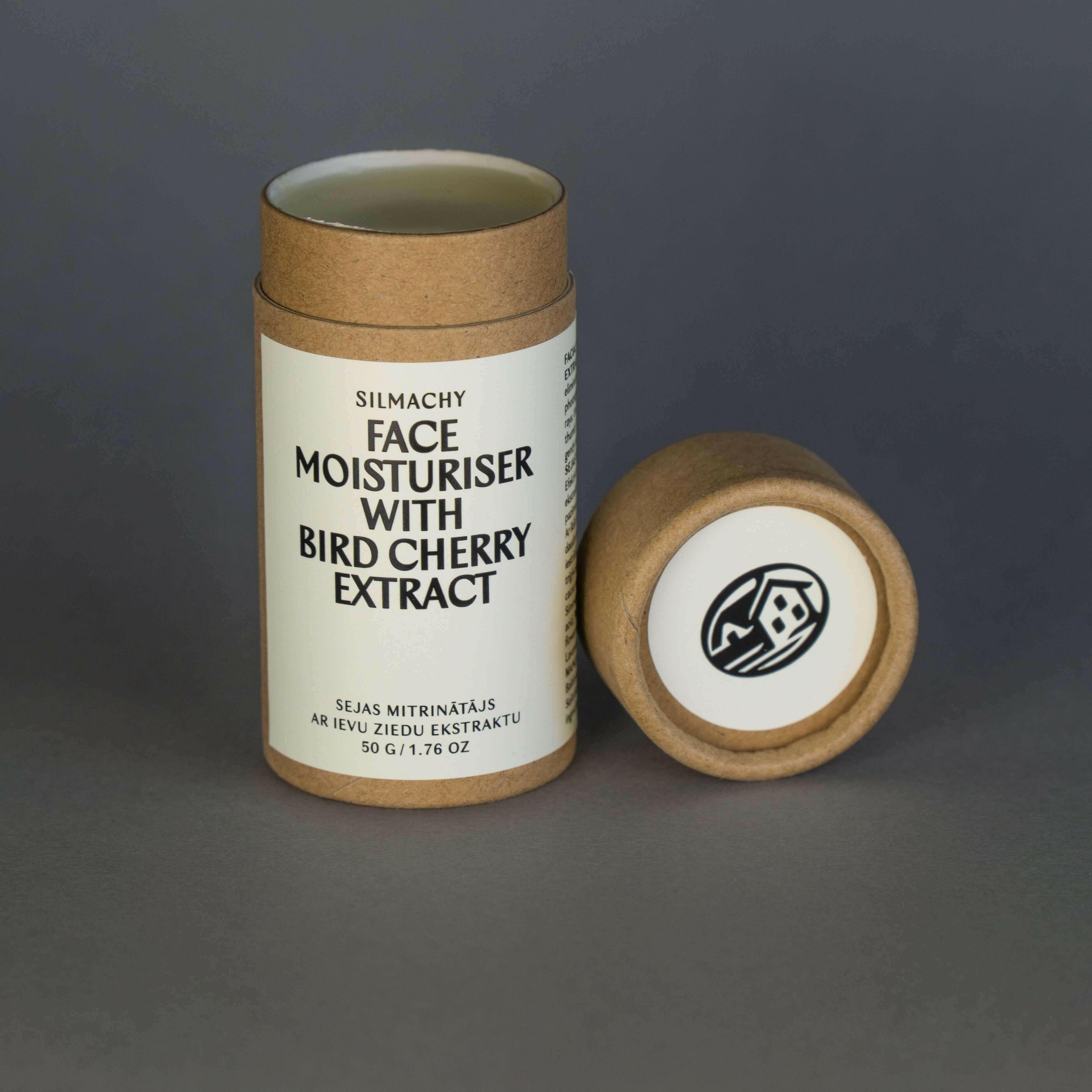 Face moisturiser with Bird Cherry extract