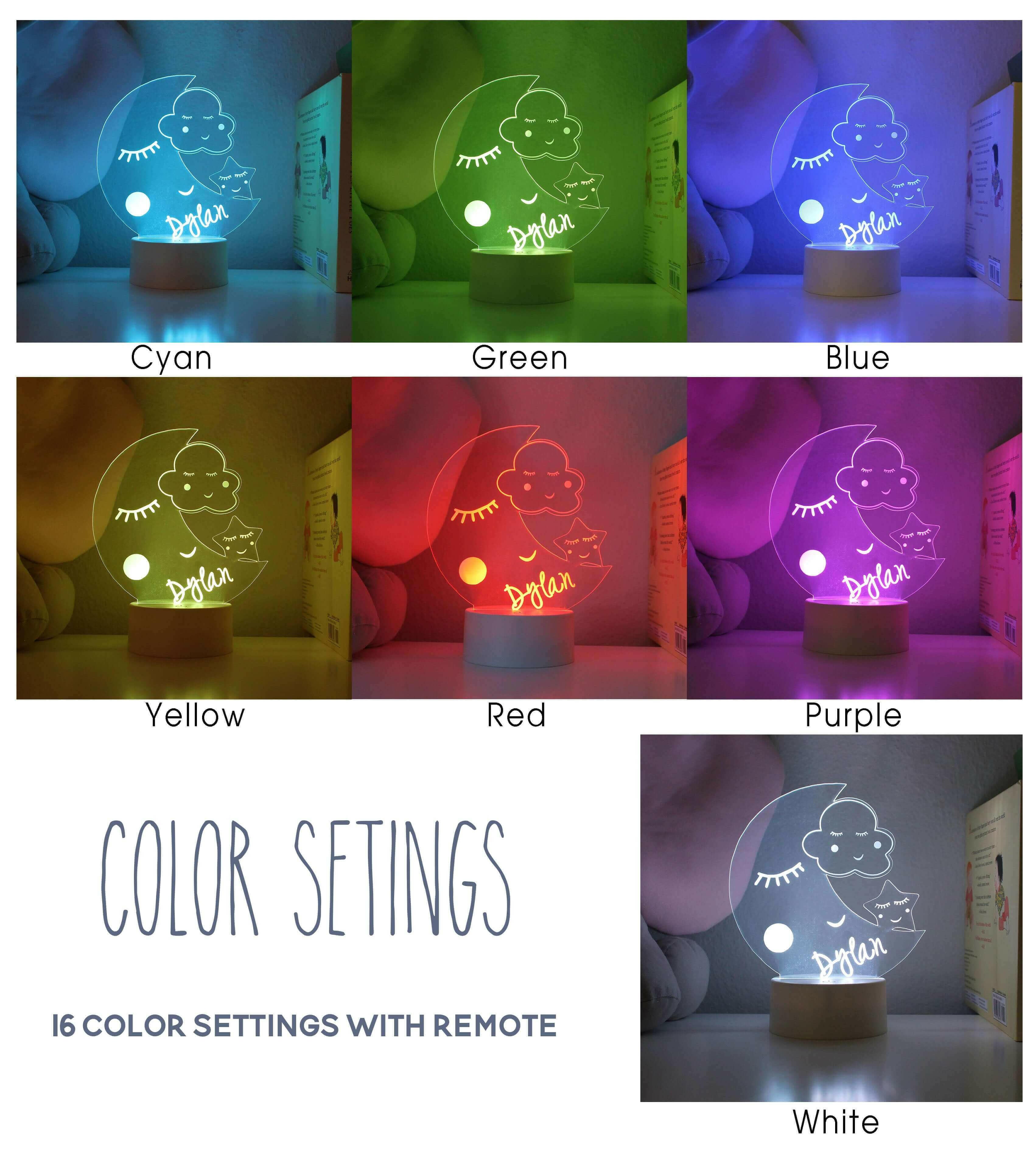 Personalized Ballerina Night Light