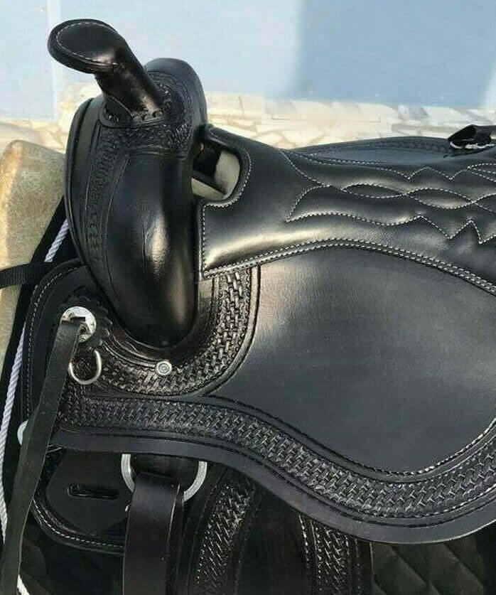 Genuine Leather Western Kids Horse Saddle And Tack Size 10" to 13"