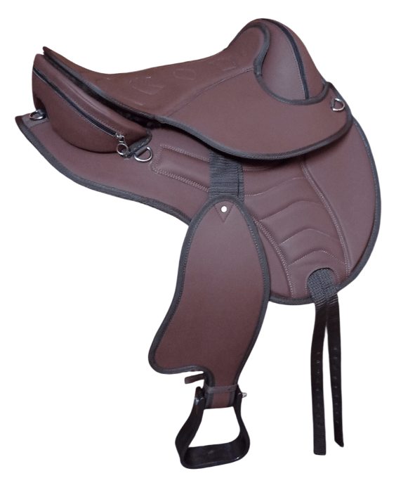 Synthetic Bareback Treeless Horse Saddle Size 17" Inch