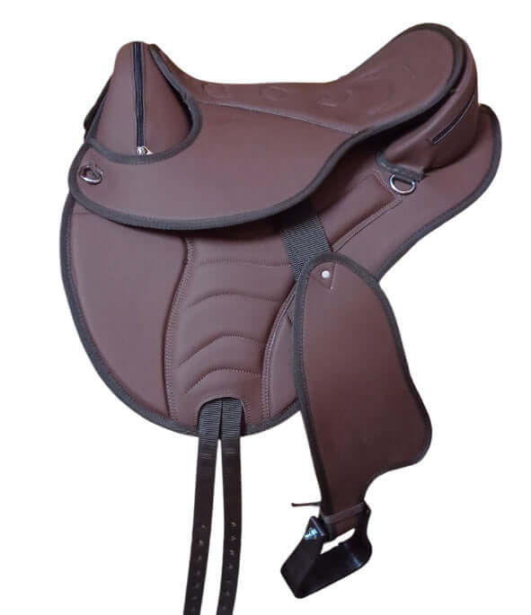Synthetic Bareback Treeless Horse Saddle Size 17" Inch