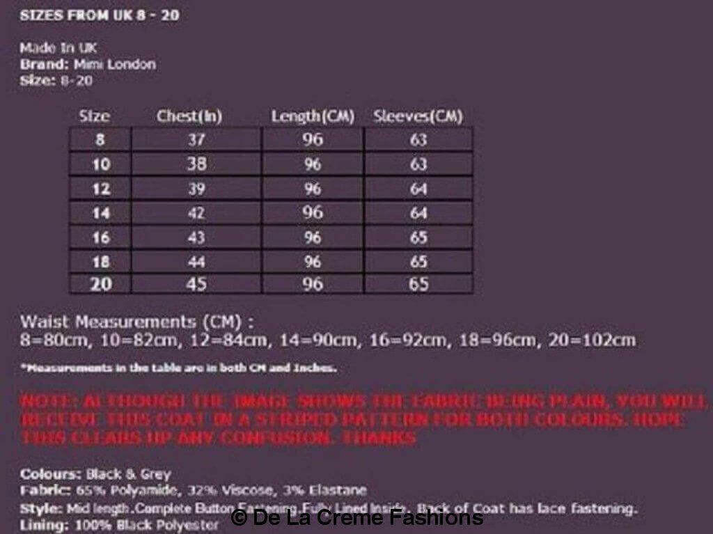 Wool Blend Double Breasted Skater Coat (1102)