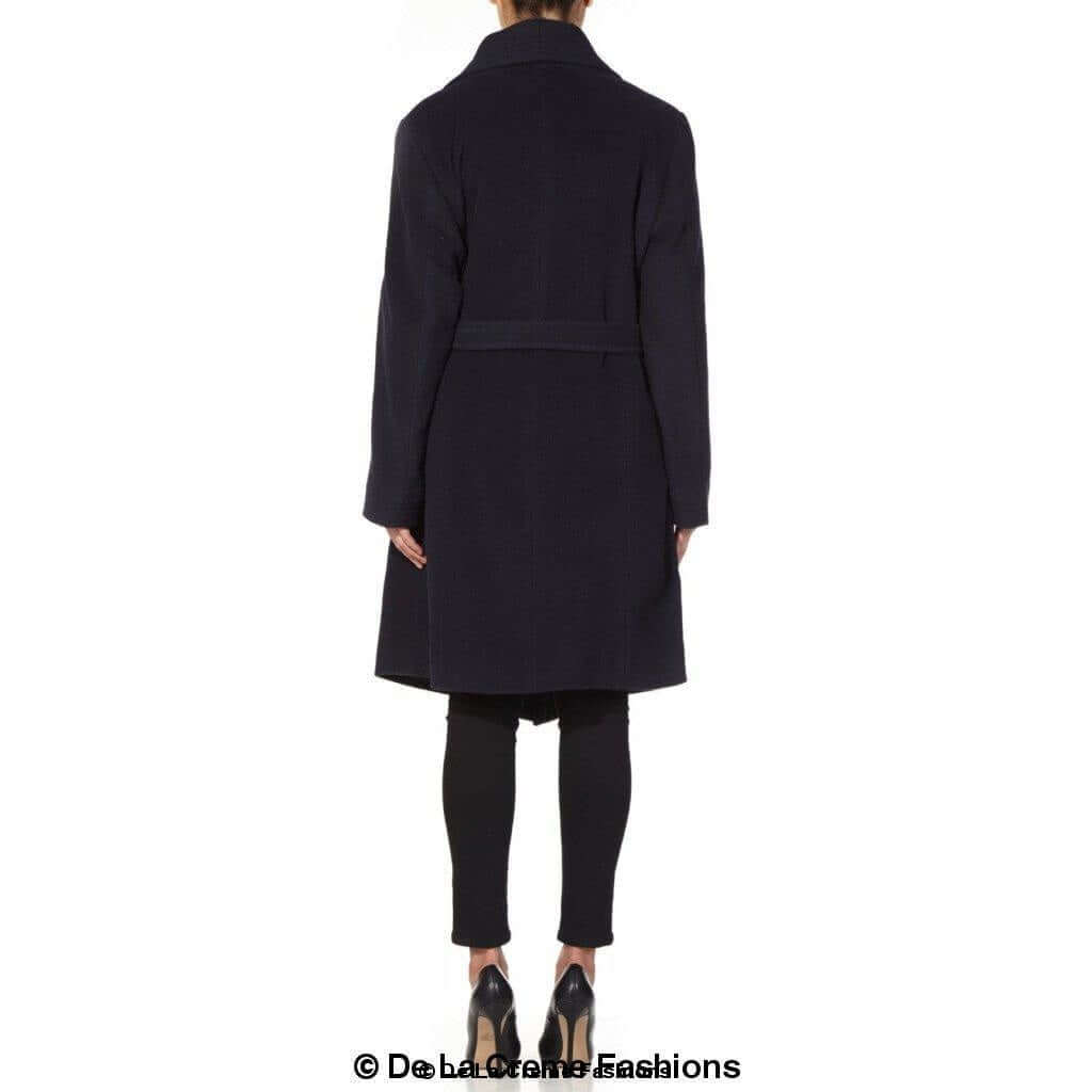 wool blend duster coat
