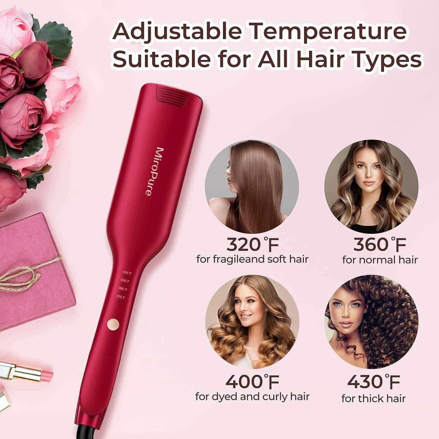 Hair Waver Iron Beach Waver Wand Hair Crimper Hair Waver Barrel