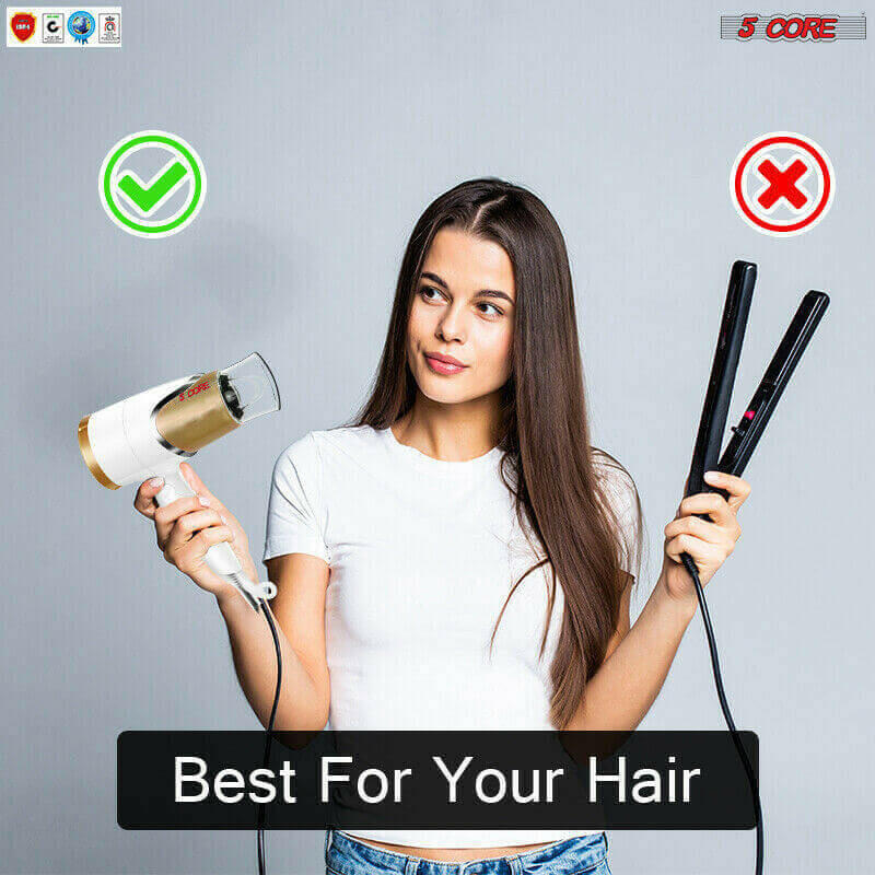 Hair Blow Dryer Lightweight Conditioner Cord Keeper Hair Dryer Ionic