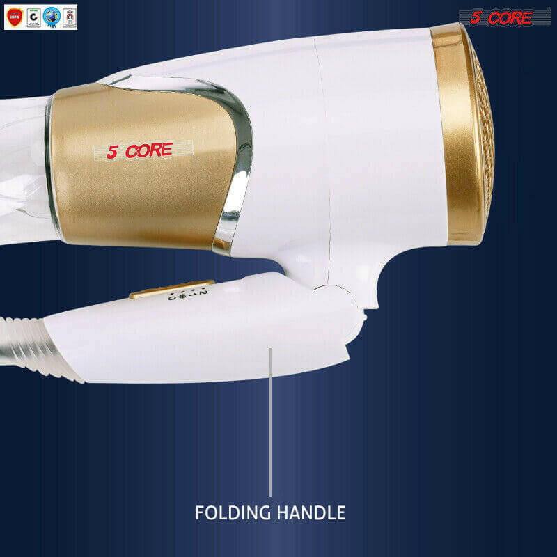 Hair Blow Dryer Lightweight Conditioner Cord Keeper Hair Dryer Ionic