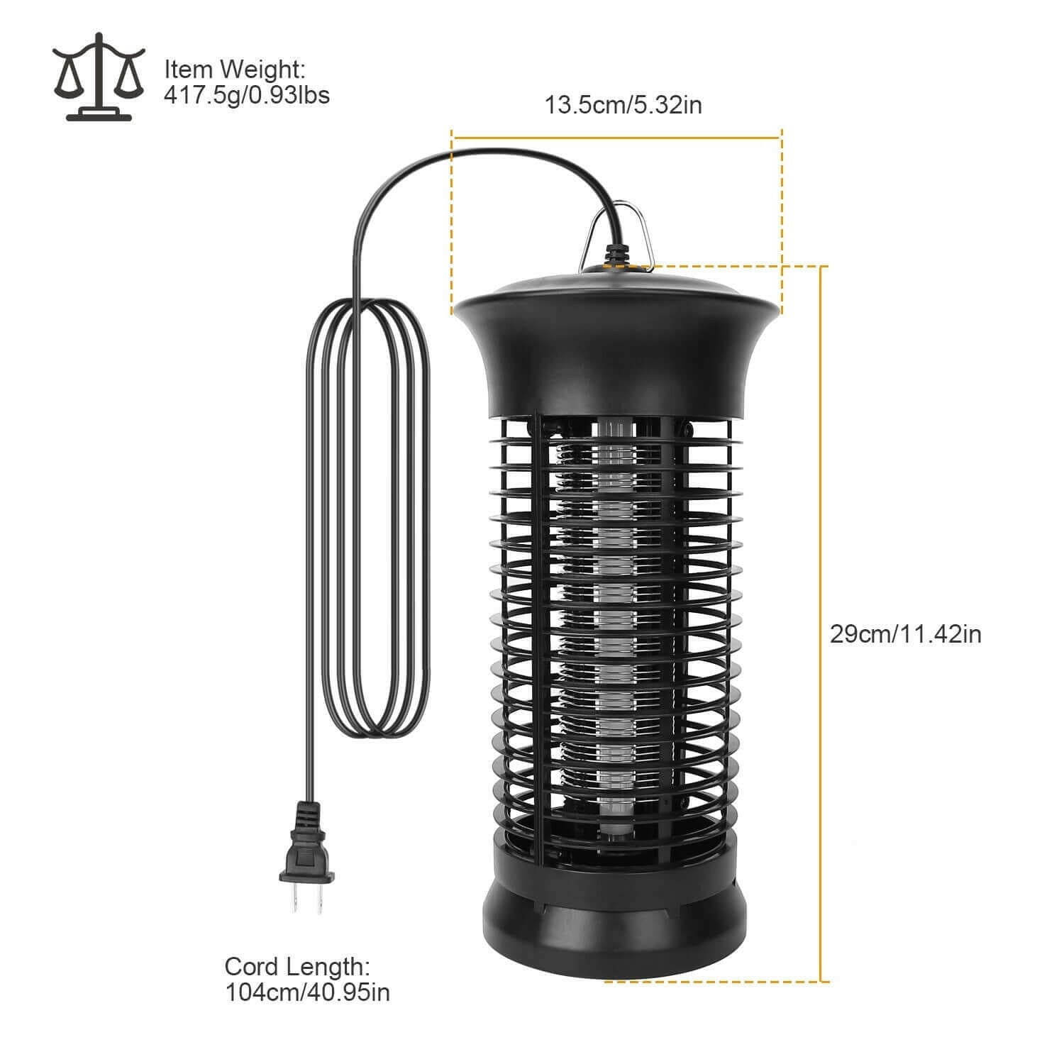 Electric Bug Zapper Mosquito Killer UV Light Flying Zapper Insect