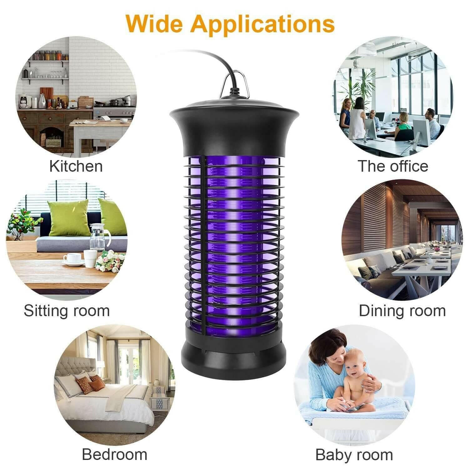 Electric Bug Zapper Mosquito Killer UV Light Flying Zapper Insect