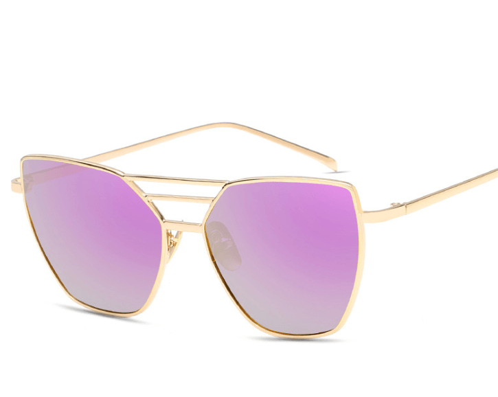 Polarized Metal-Frame Sunglasses with UV400 Protection