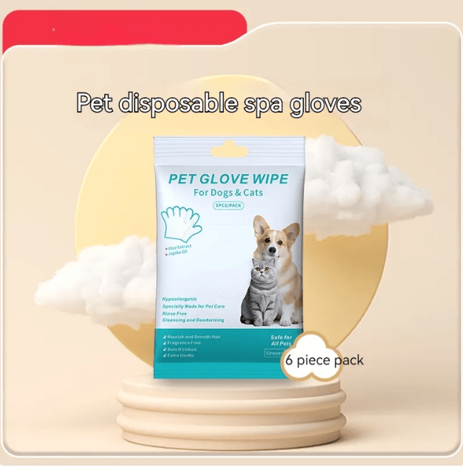 Pet Cleaning Gloves, Wipes & Paw Foam – Assorted Options
