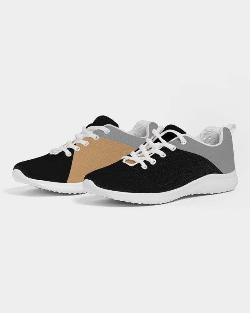 tricolor low top canvas sneakers