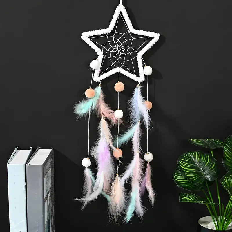 1pc Boho Dream Catcher Wall Hanging Home Decor Ornament
