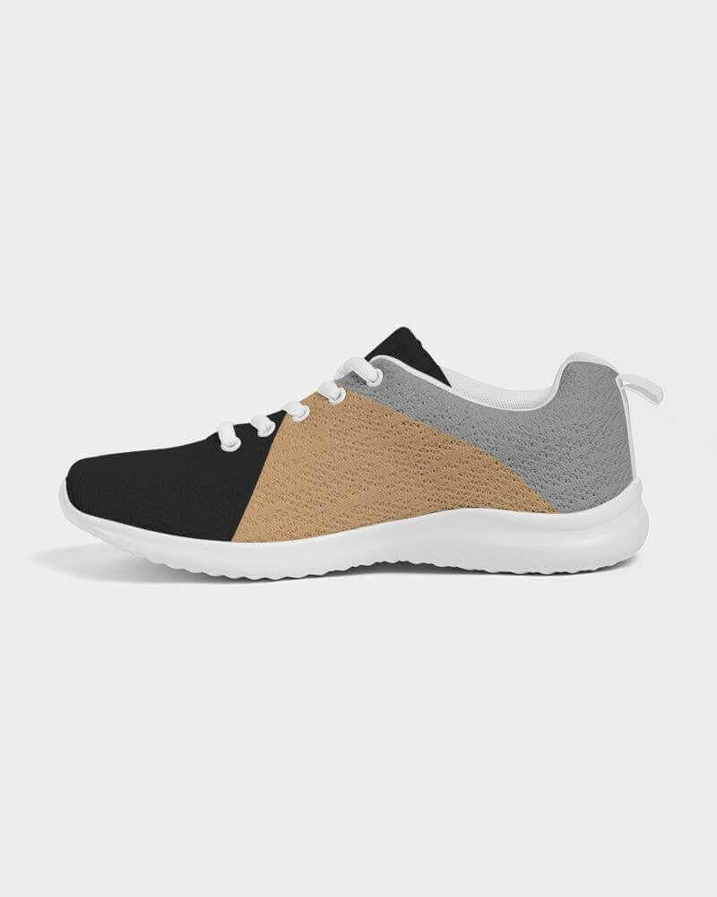 tricolor low top canvas sneakers