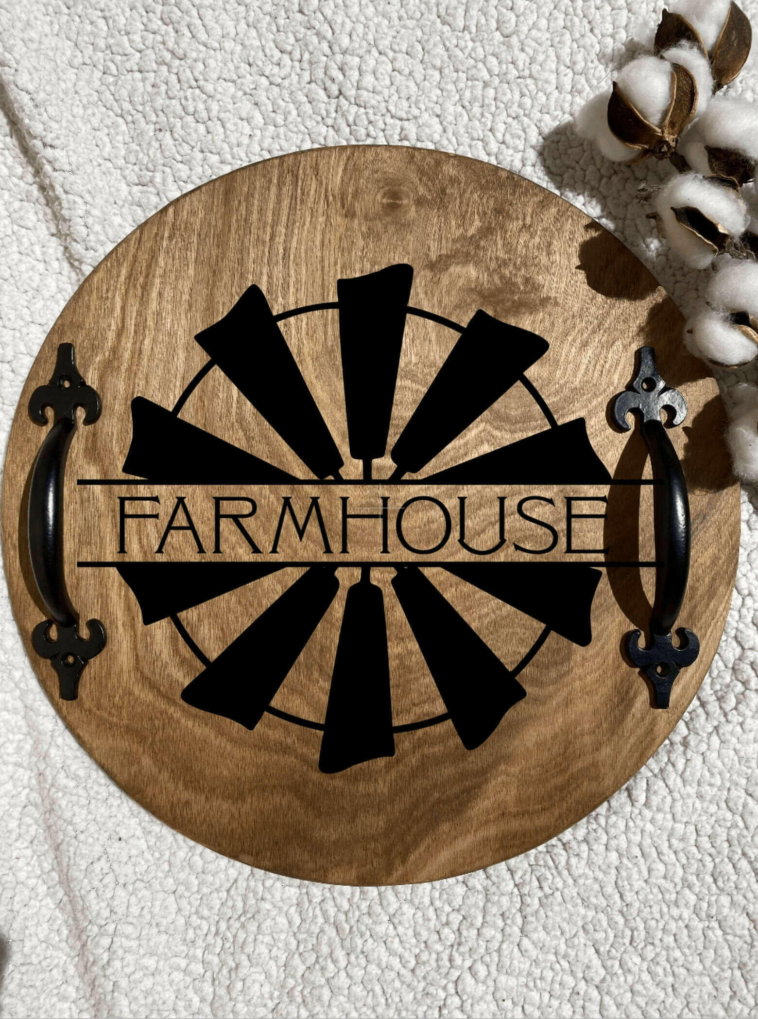 Personalized Windmill Serving Tray