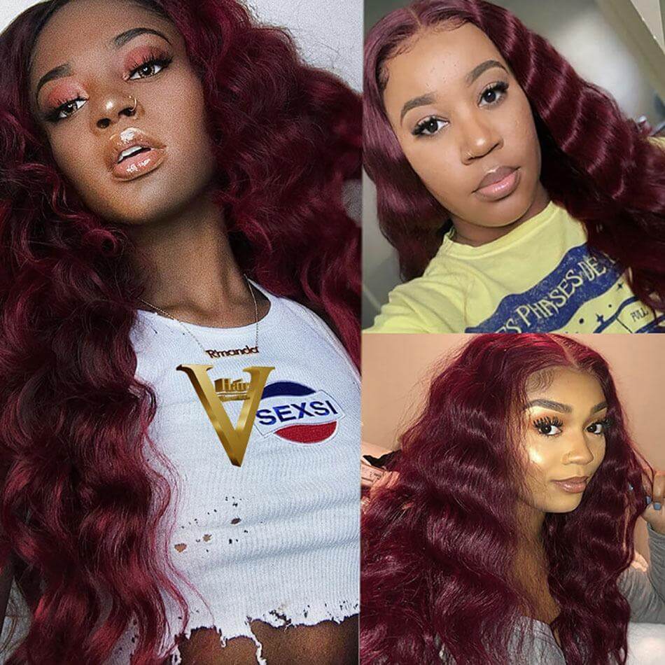 BeuMax 1B/99J Body Wave Hair Bundles & Closures