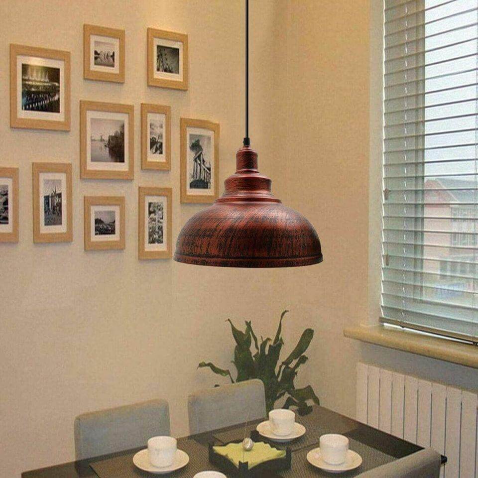 Vintage Dome-Shape Hanging Pendant Light - 1139