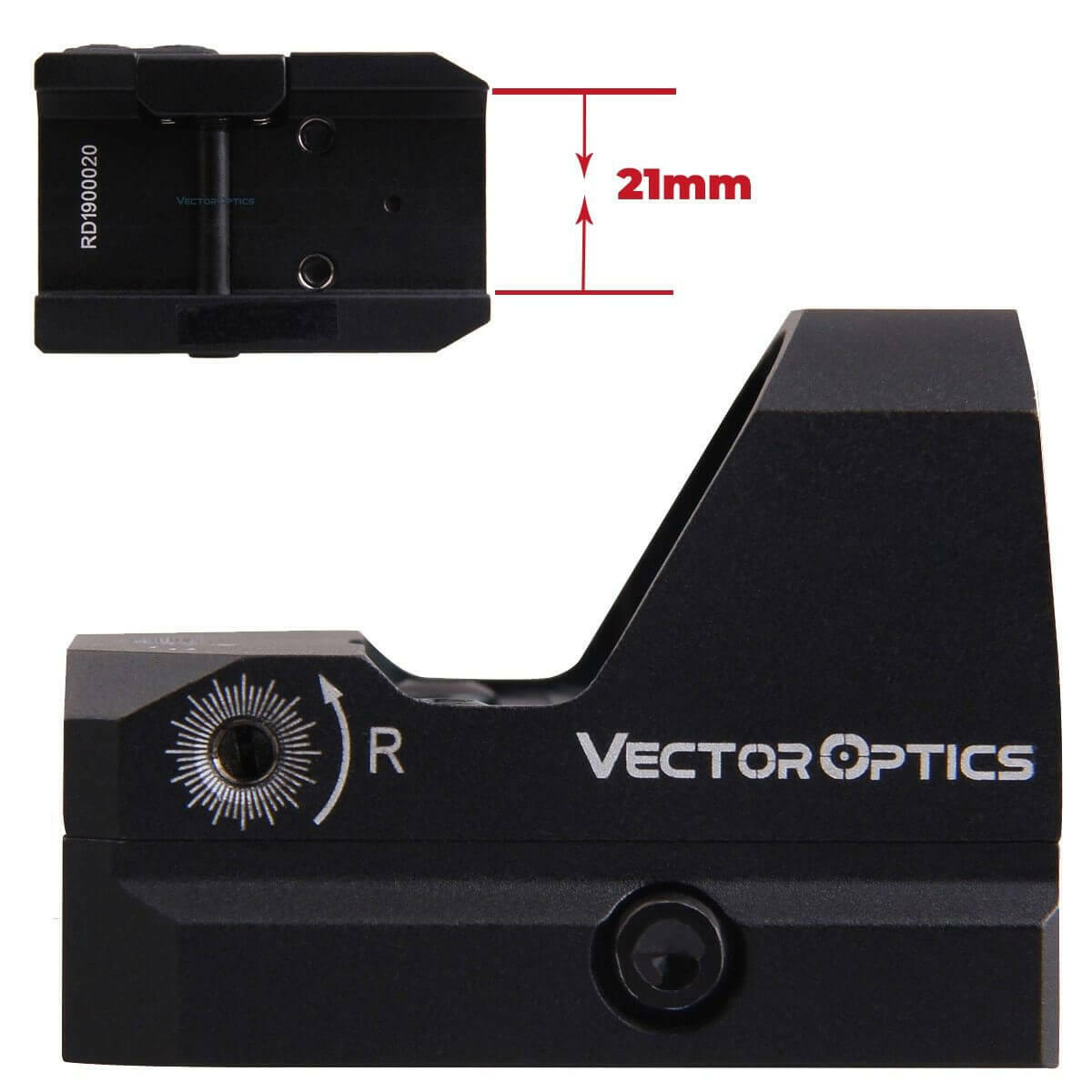 Vector Optics Frenzy 1x17x24 AR15 M4 AK47 Pistol Red Dot Scope 9mm