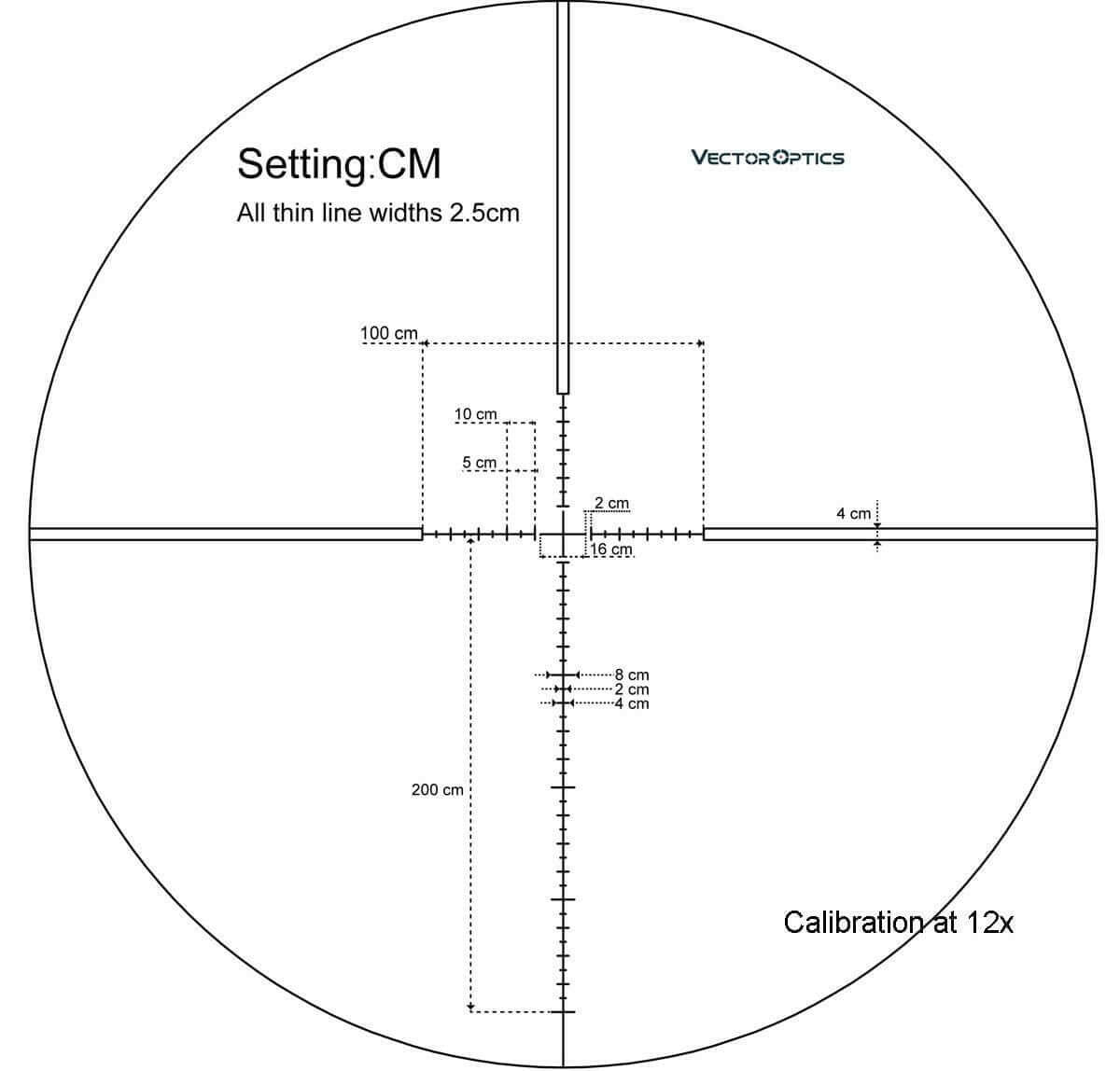 Vector Optics Veyron SFP 3-12x44 Ultra Compact Scope Second Focal