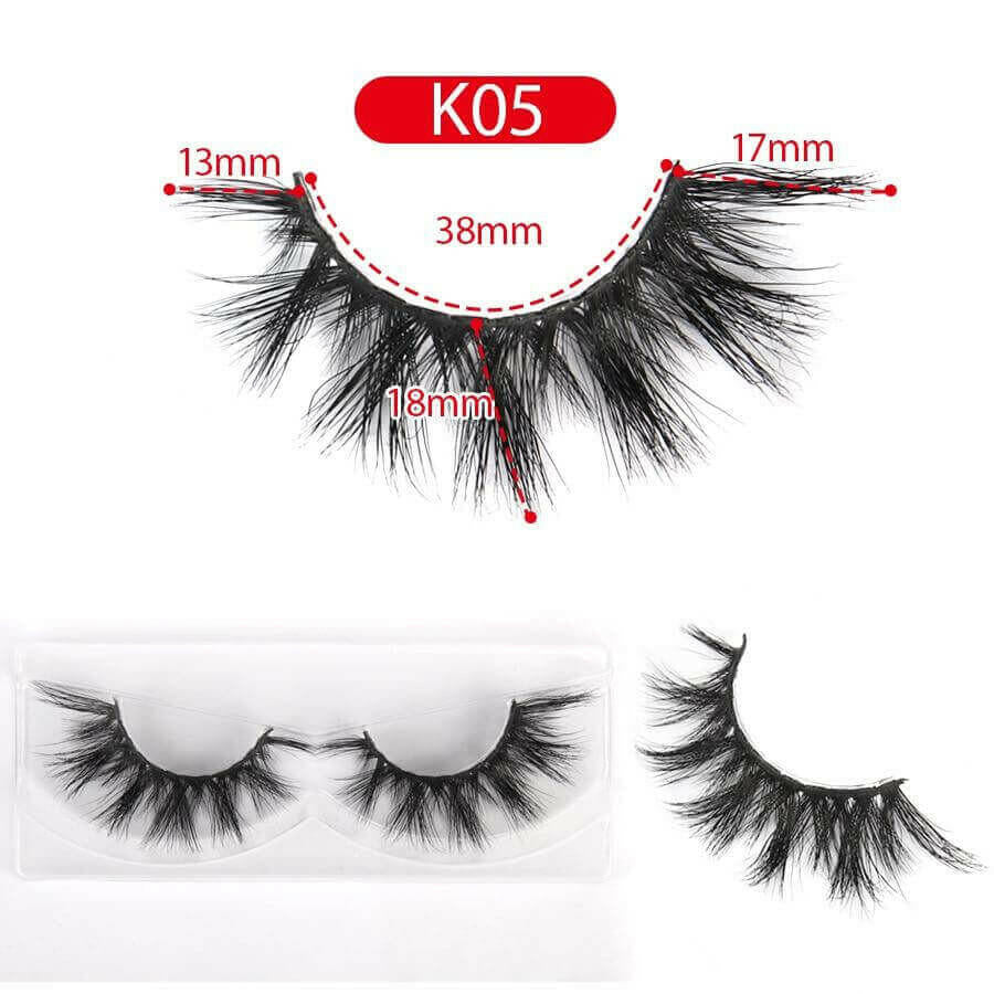 3D Mink Eyelashes Wholesale 10/30/50 Pairs Soft Dramatic Eyelash