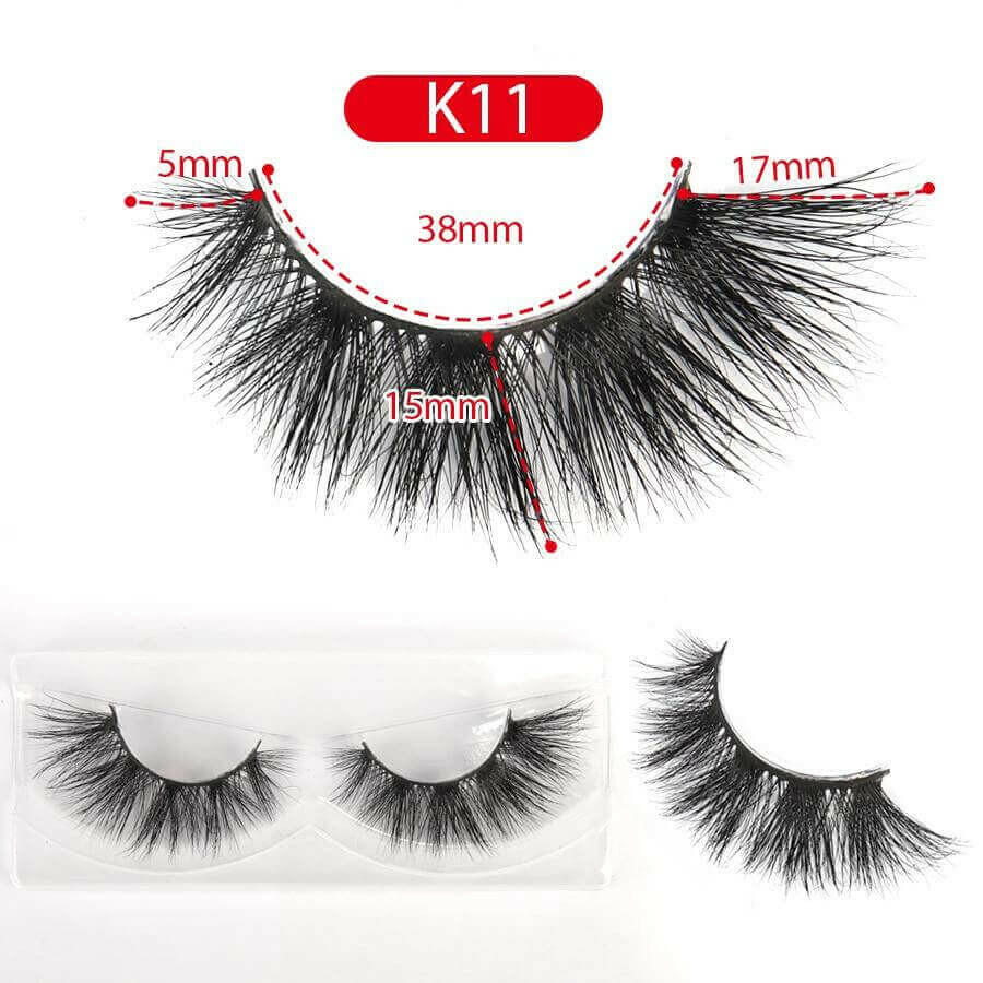 3D Mink Eyelashes Wholesale 10/30/50 Pairs Soft Dramatic Eyelash