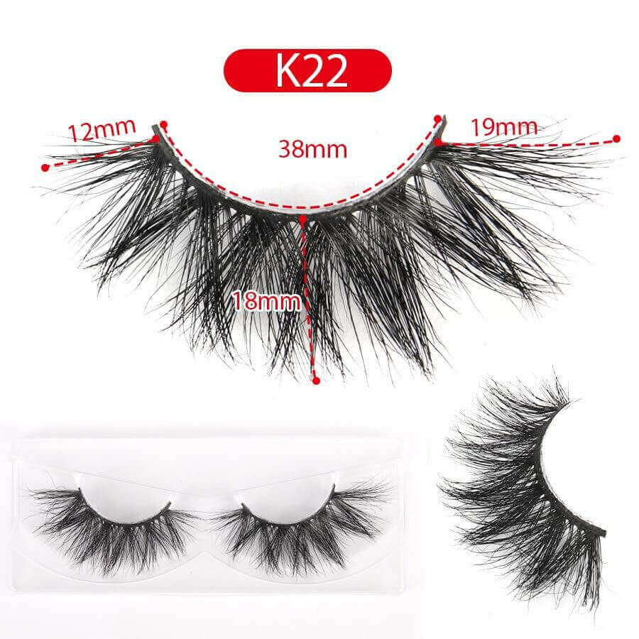 3D Mink Eyelashes Wholesale 10/30/50 Pairs Soft Dramatic Eyelash