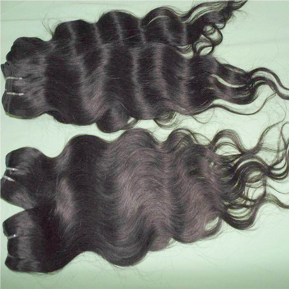 wholesale price processed human hair soft Brazilian body wave weave