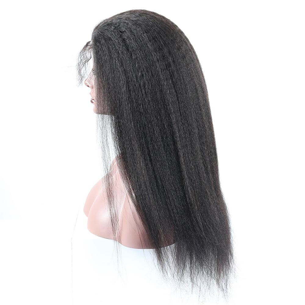 Kinky Straight 13x6 Lace Frontal Brazilian Wigs