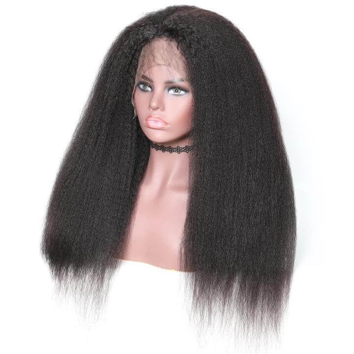 Kinky Straight 13x6 Lace Frontal Brazilian Wigs