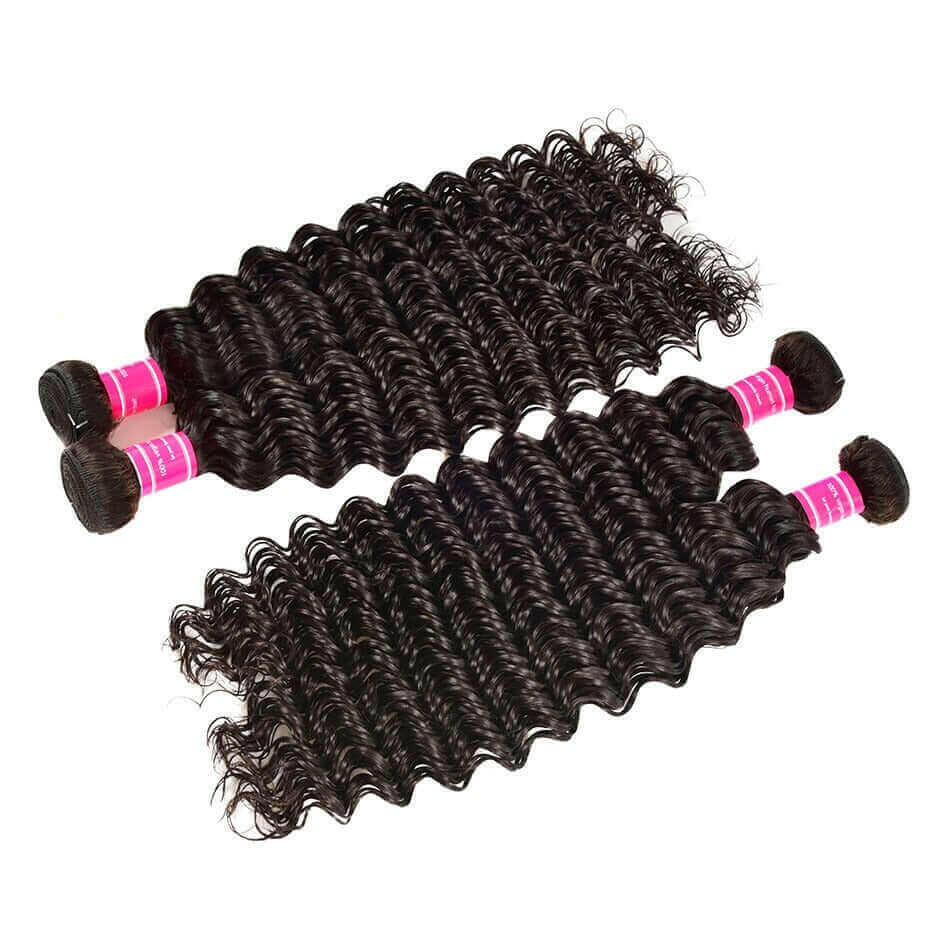 Wholesale Peruvian Deep Wave 5/6/10/12 Bundles 10A Grade Human Hair Bu
