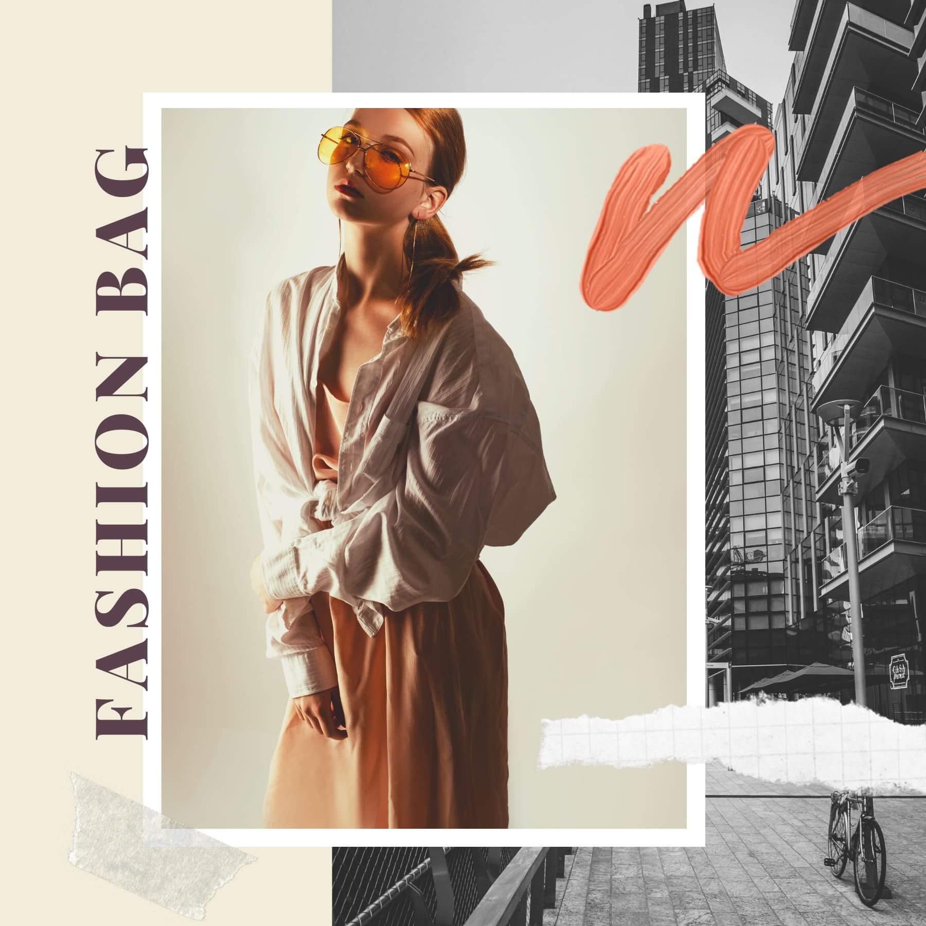 Women’s Handbag - Canvas Top Handle Shoulder Bag - Black / Geometric D