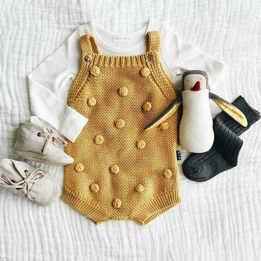 Knitted Newborn Onesie.