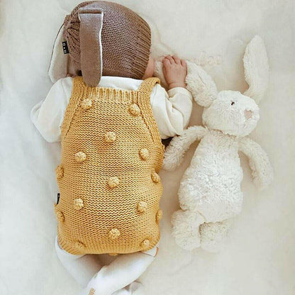 Knitted Newborn Onesie.